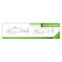 Pastilla para freno de disco Bioceramic. Formula Ceramic LowMet. Trasera BioCeramic BIO 7387-D814