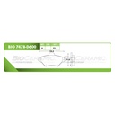 Pastilla para freno de disco Bioceramic. Formula Hibrida LowMet. Delantera BioCeramic BIO 7478-D600