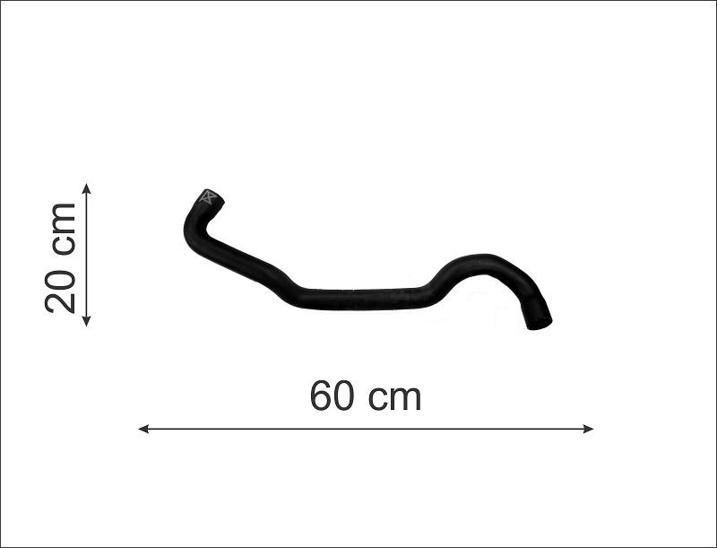 CA-11318 — Manguera Radiador CAUPLAS 11318