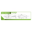 Pastilla para freno de disco Bioceramic. Formula Hibrida LowMet. Trasera BioCeramic BIO 7838-D935
