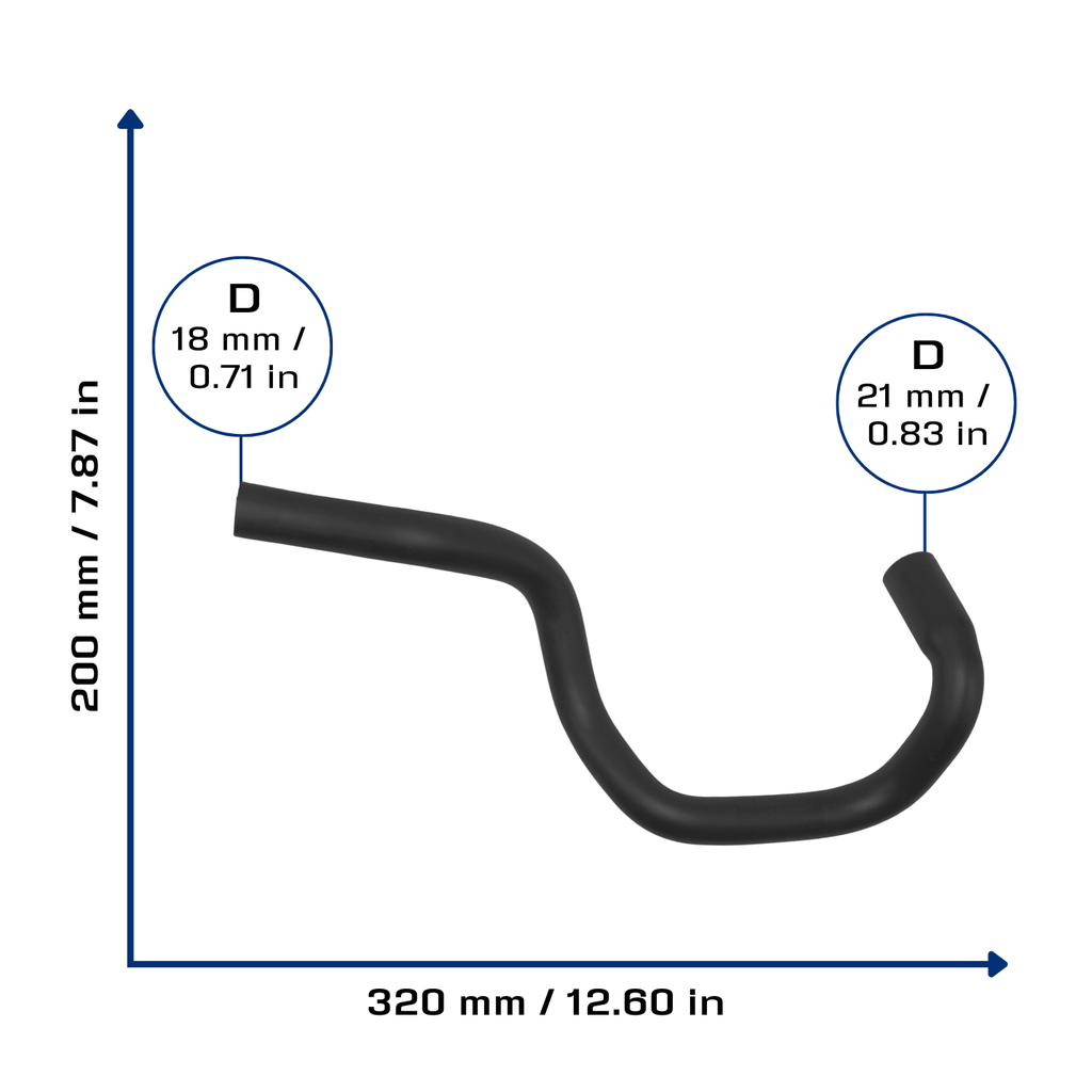 CA-9727 — Manguera Descarga De Gases CAUPLAS 9727