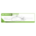 Pastilla para freno de disco Bioceramic. Formula Hibrida LowMet. Delantera BioCeramic BIO 7974-D1333
