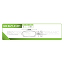 Pastilla para freno de disco Bioceramic. Formula Ceramic LowMet. Delantera BioCeramic BIO 8671-D1471
