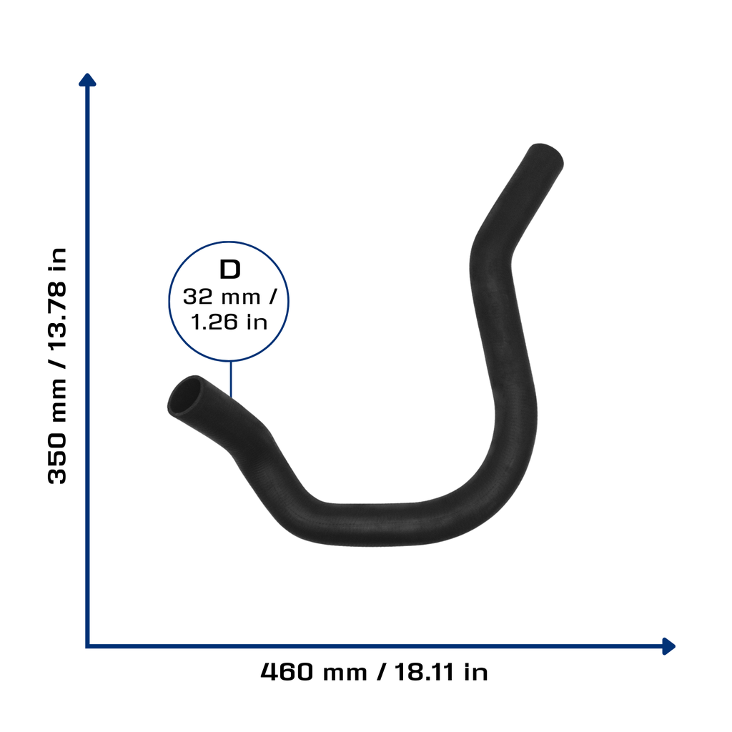 CA-4957 — Manguera Radiador CAUPLAS 4957