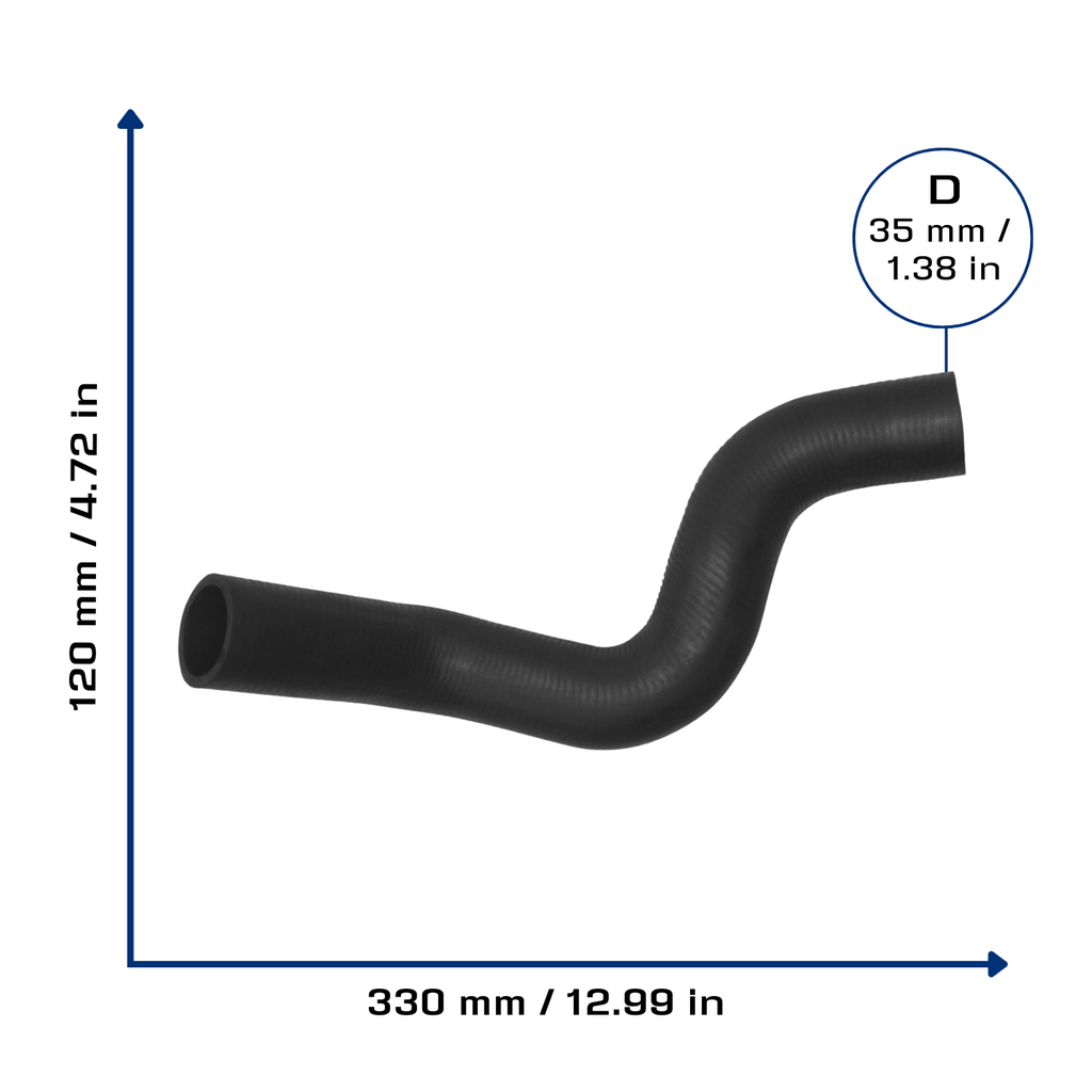 CA-5849 — Manguera Radiador CAUPLAS 5849