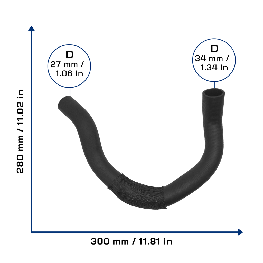 CA-5066 — Manguera Radiador CAUPLAS 5066