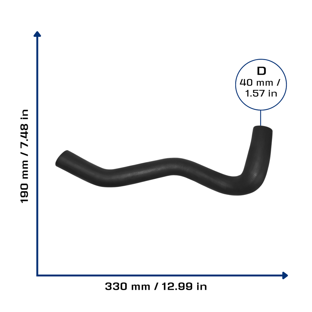 CA-5165 — Manguera Radiador CAUPLAS 5165