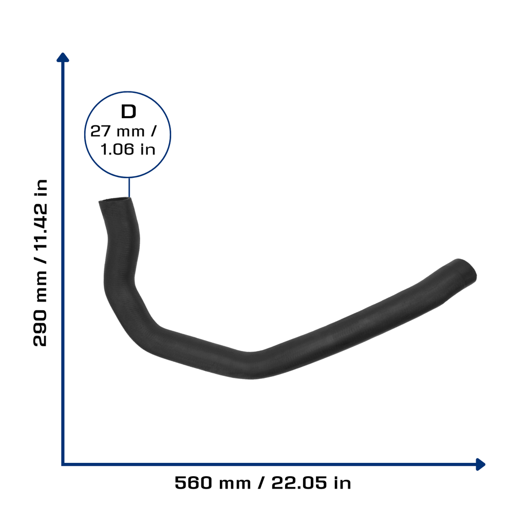 CA-7748 — Manguera Radiador CAUPLAS 7748