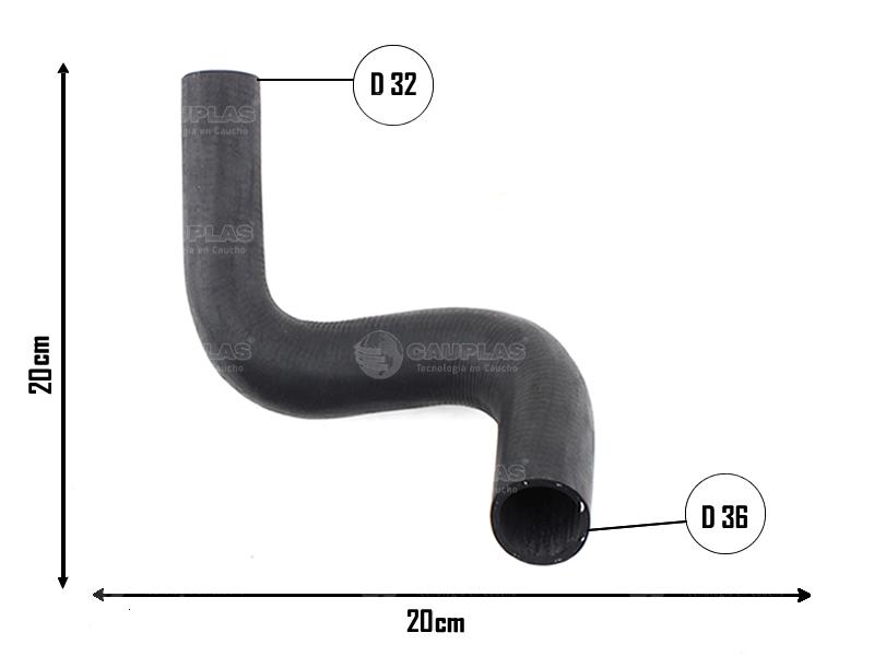 Manguera Para Refrigerante De Radiador CAUPLAS 20184