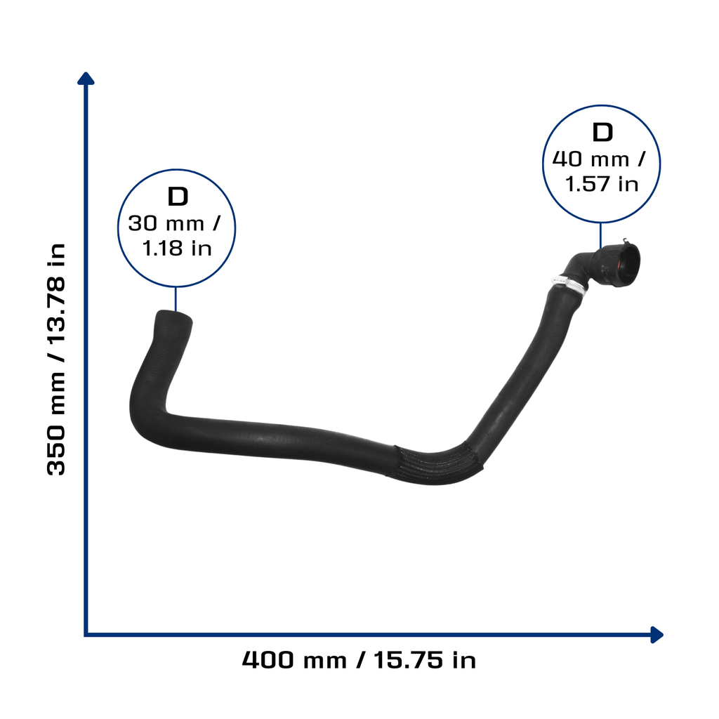 CA-5815 — Manguera Radiador CAUPLAS 5815