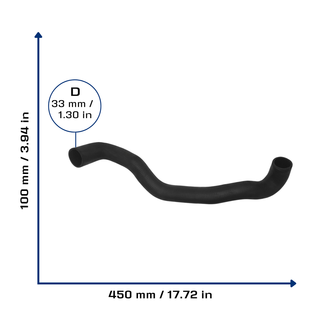 CA-4837 — Manguera Radiador CAUPLAS 4837