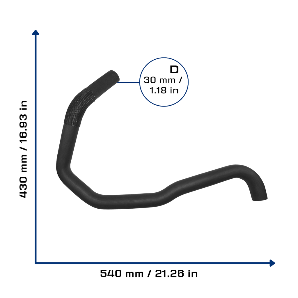 CA-5923 — Manguera Radiador CAUPLAS 5923