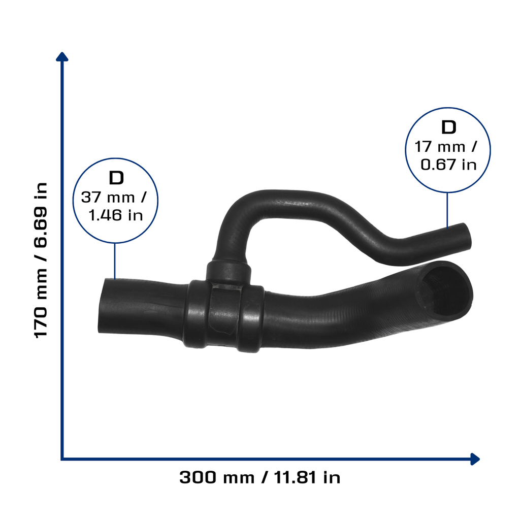 CA-5798 — Manguera Radiador CAUPLAS 5798