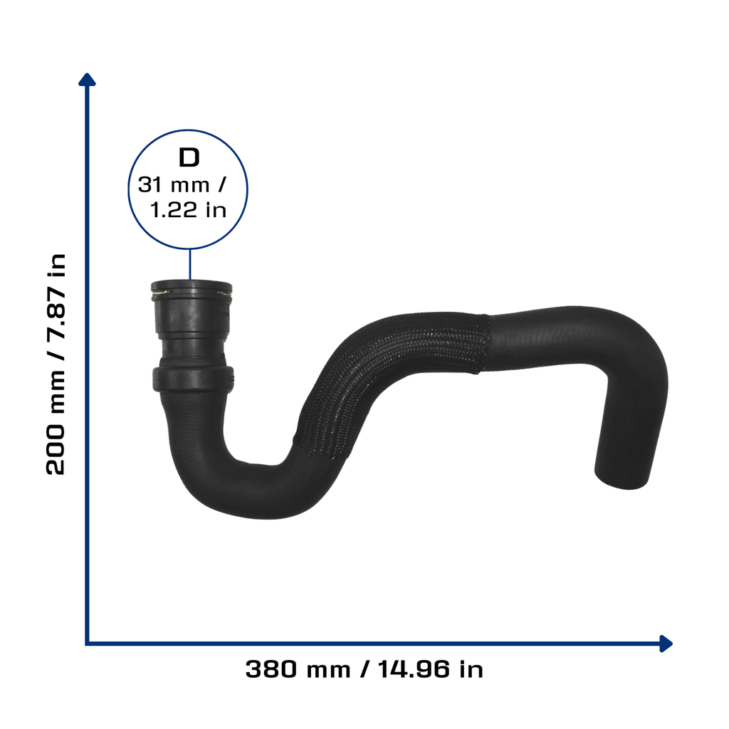 CA-11534 — Manguera Radiador CAUPLAS 11534