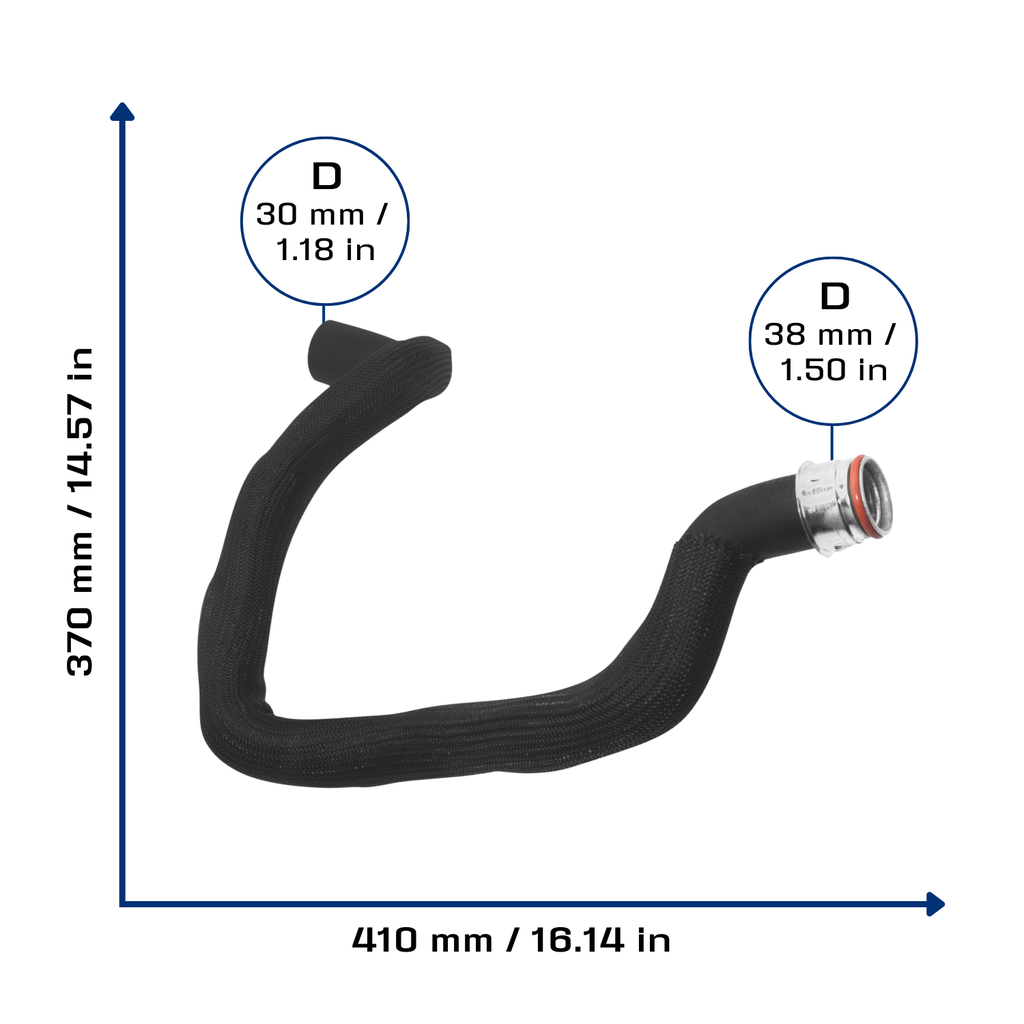CA-9486 — Manguera Radiador CAUPLAS 9486