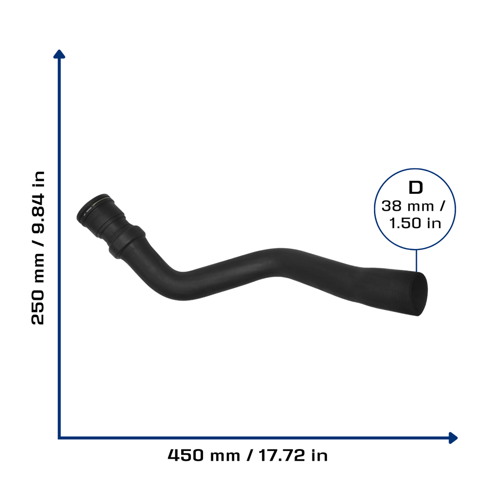 CA-13644 — Manguera Radiador CAUPLAS 13644
