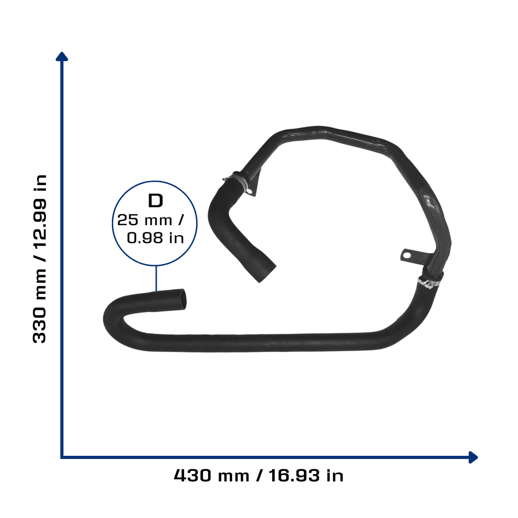 CA-4134 — Manguera Radiador CAUPLAS 4134