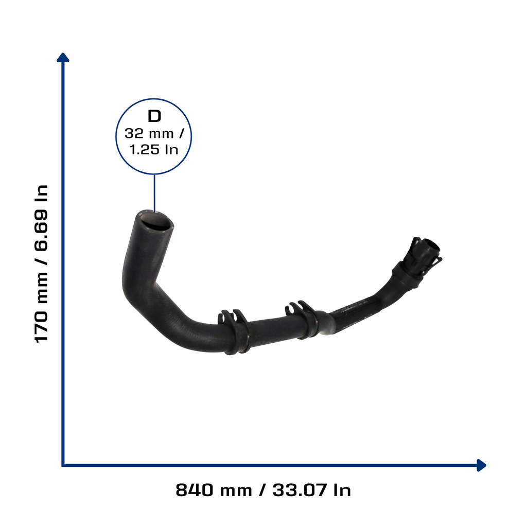 CA-9787 — Manguera Radiador CAUPLAS 9787