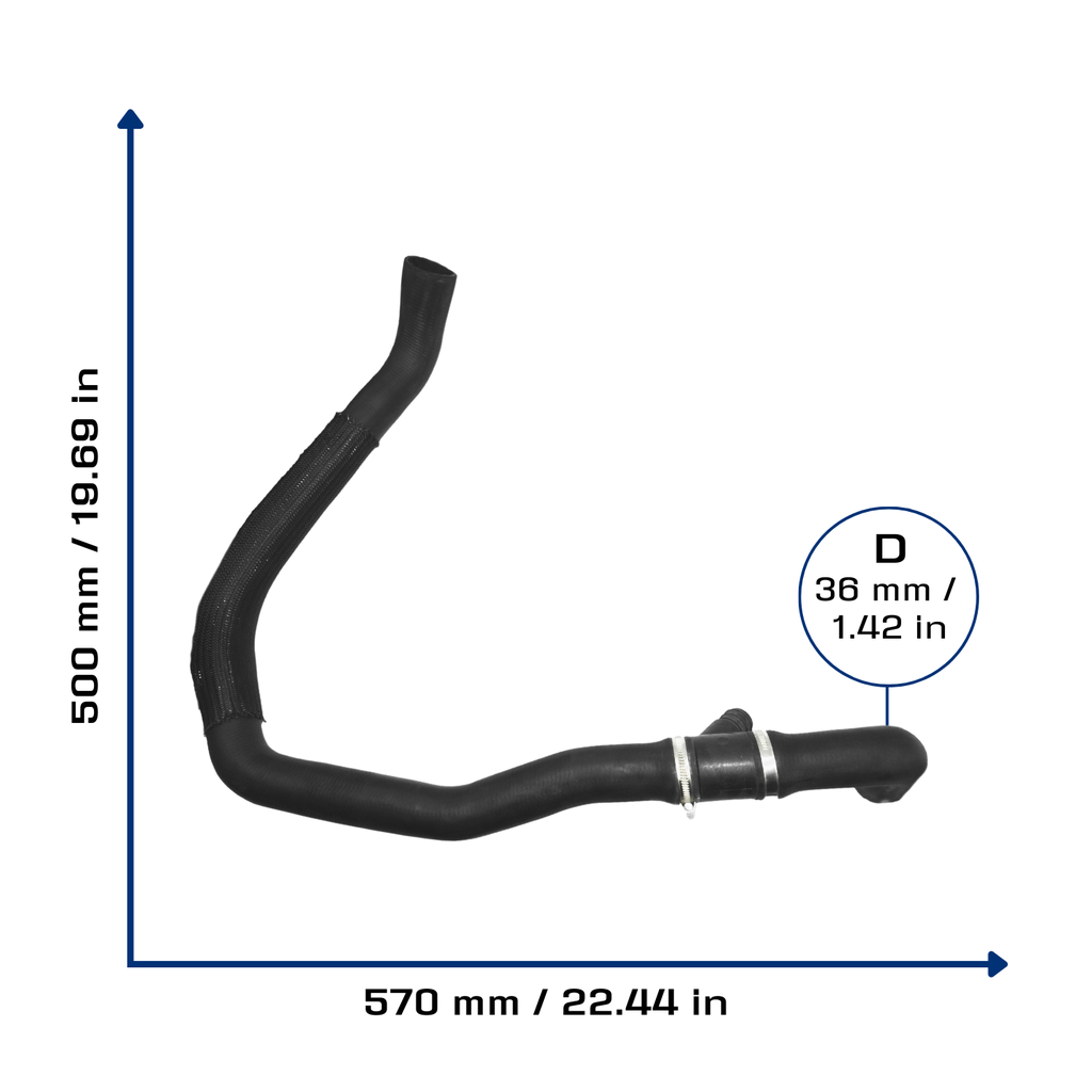 CA-11451 — Manguera Radiador CAUPLAS 11451