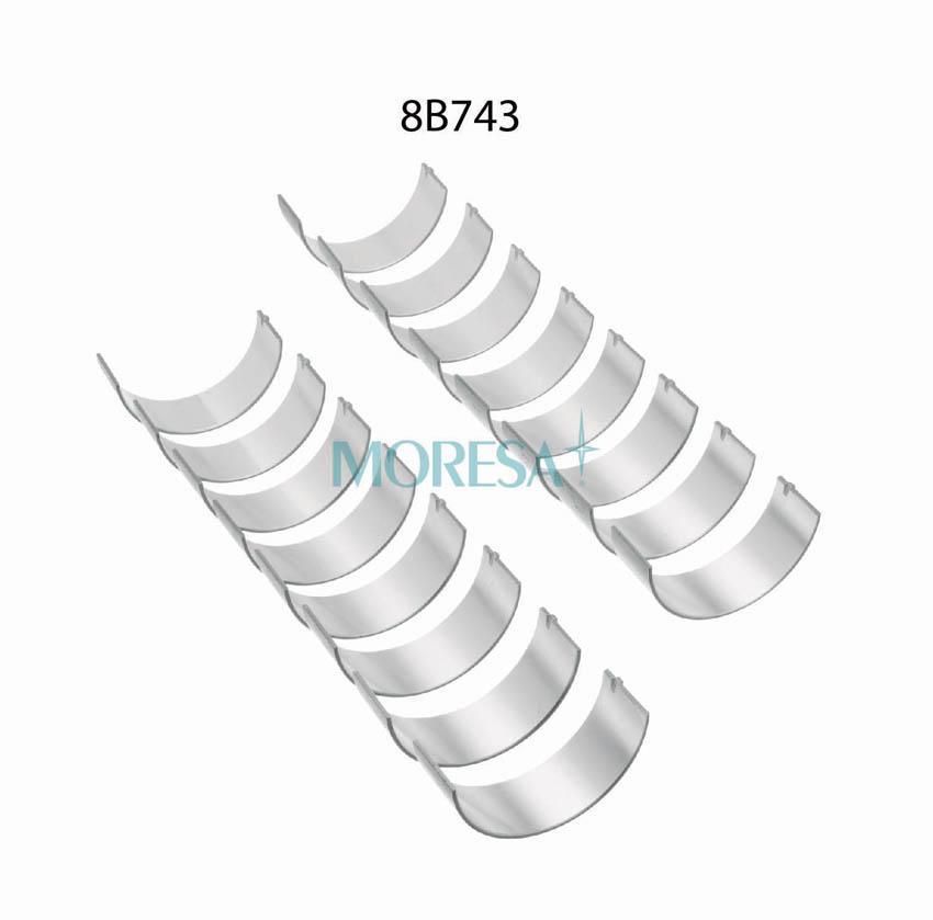Cojinetes de biela Moresa 8B743 STD