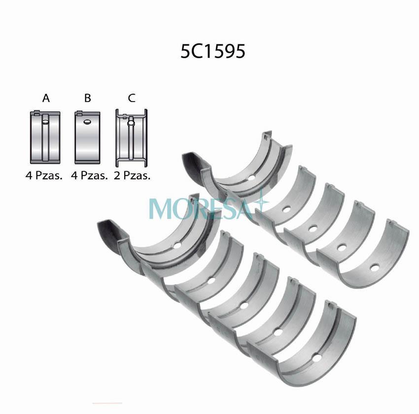 Cojinetes de bancada Moresa 5C1595 STD