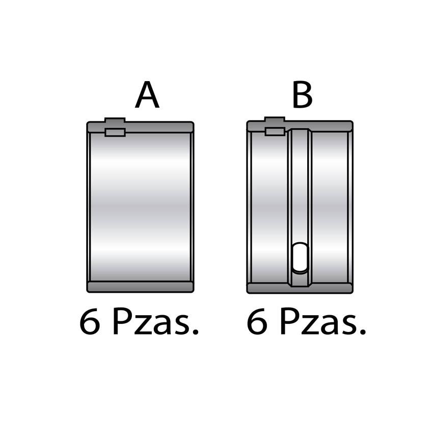 Cojinetes de bancada para motor Diesel Moresa 6C2248 STD