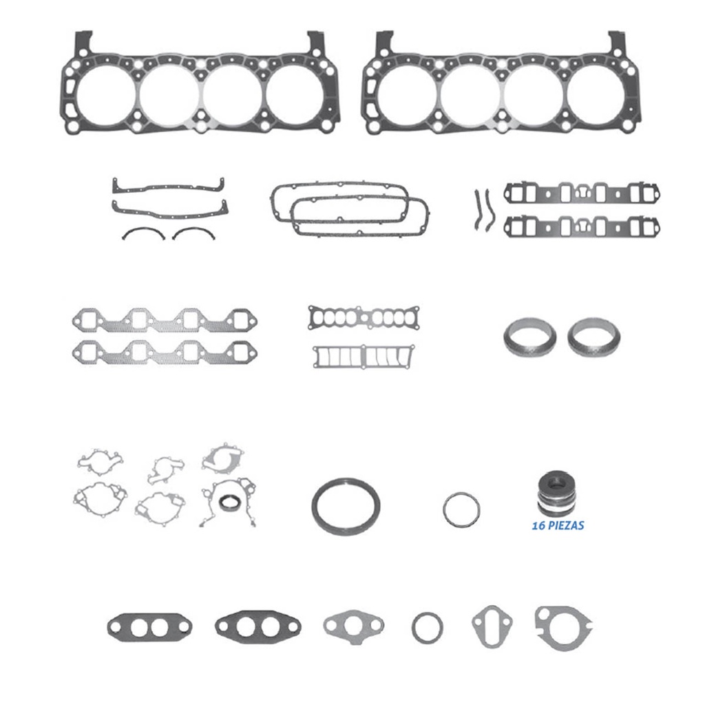 Juego completo para motor Sello V JS-2009-1R