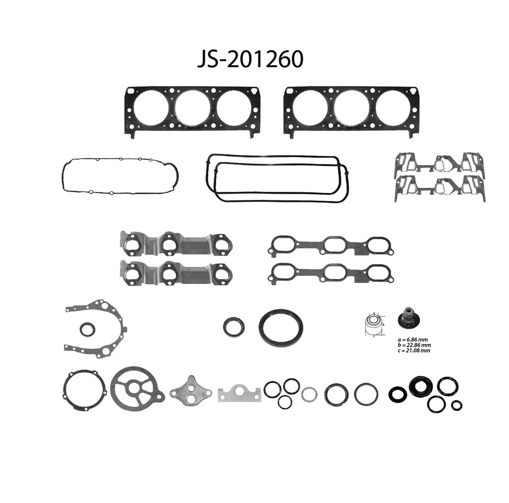 Juego completo para motor Sello V JS-201260
