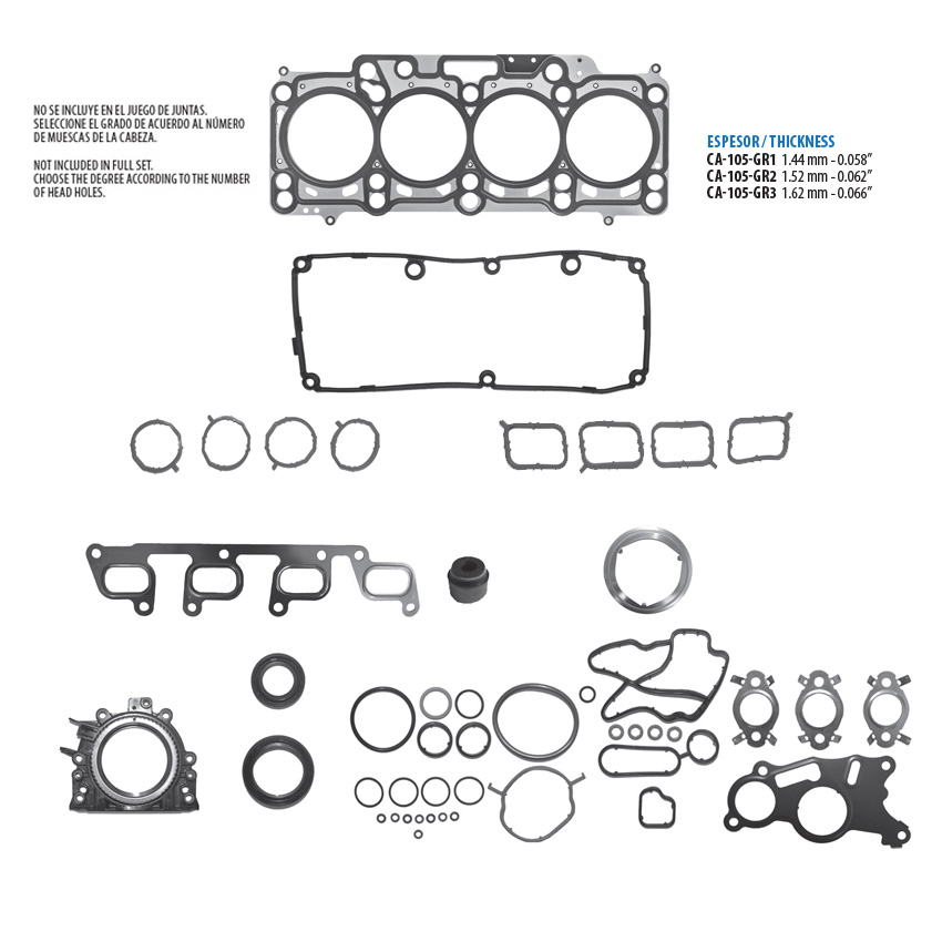 Juego completo para motor TF Victor JC-105