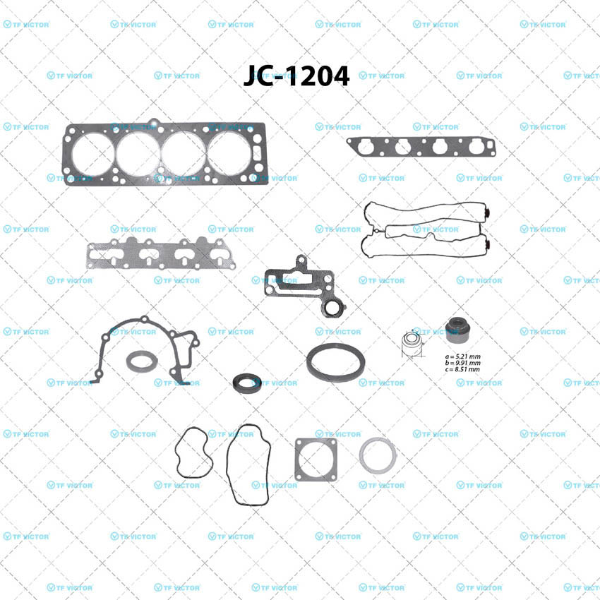 Juego completo para motor TF Victor JC-1204