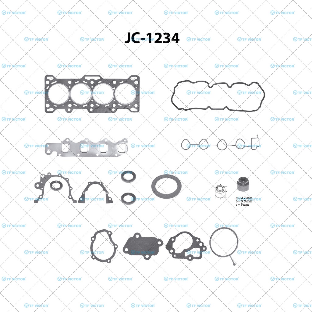 Juego completo para motor TF Victor JC-1234