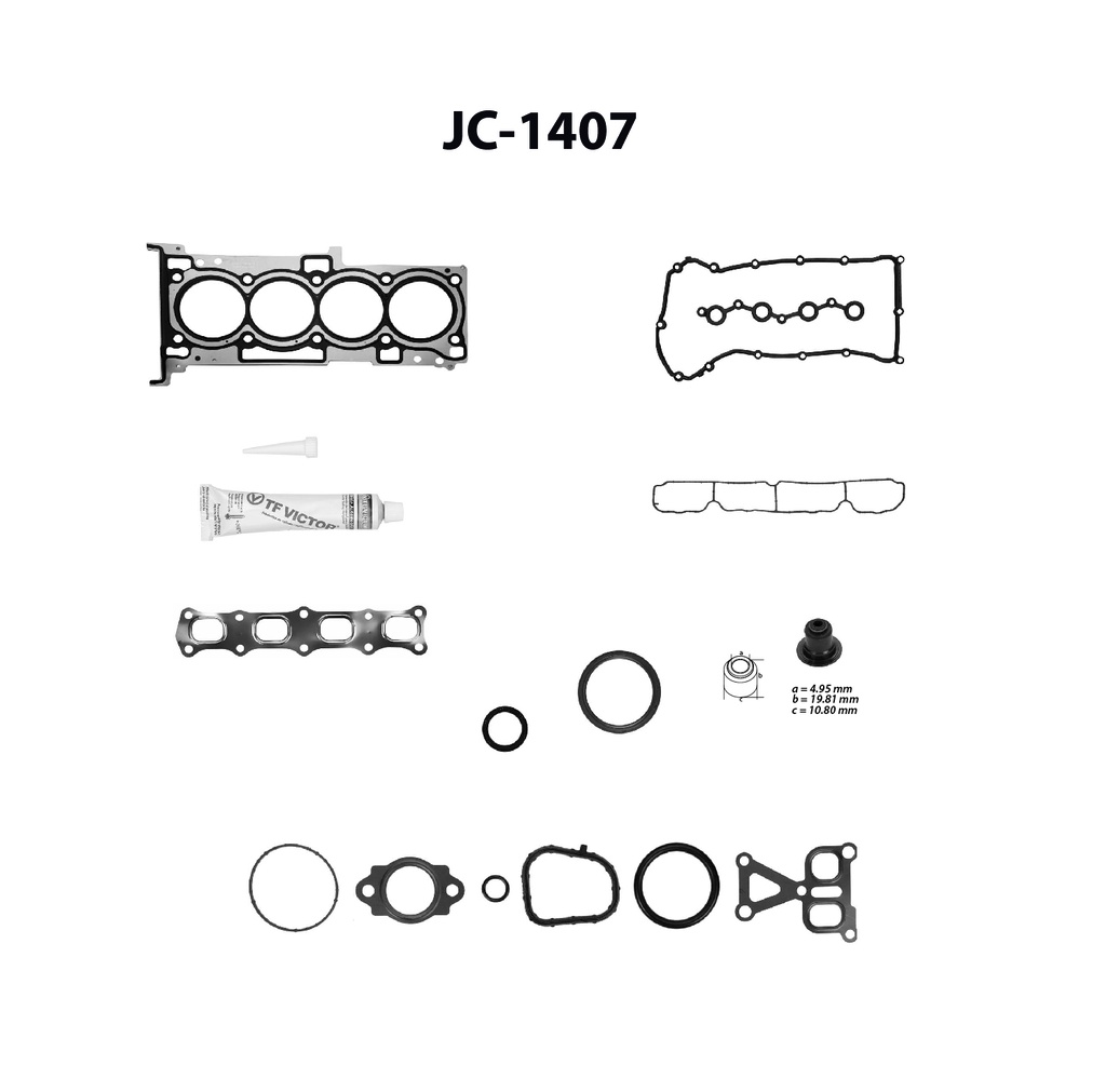 Juego completo para motor TF Victor JC-1407