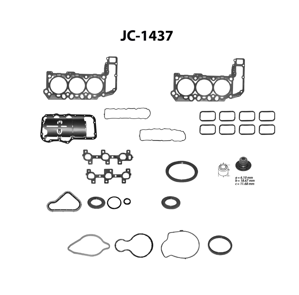 Juego completo para motor TF Victor JC-1437