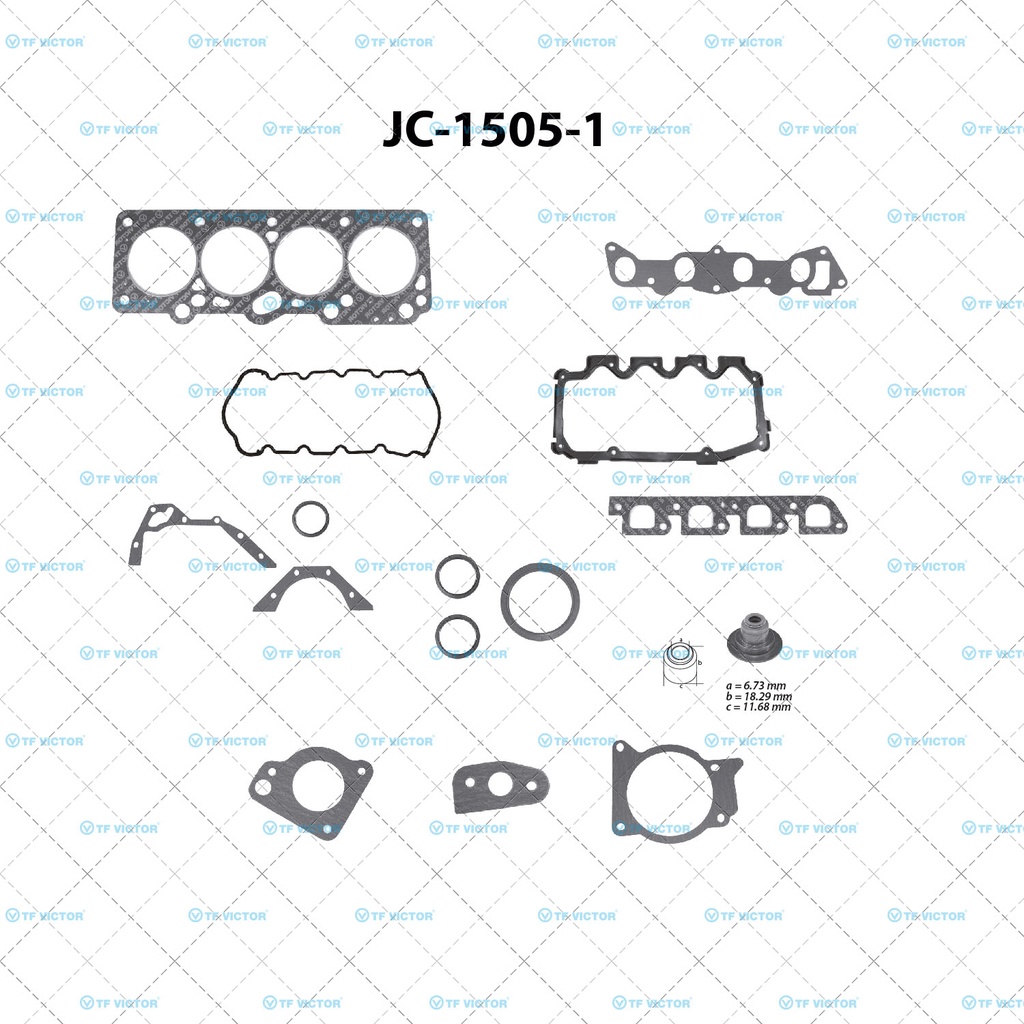 Juego completo para motor TF Victor JC-1505-1