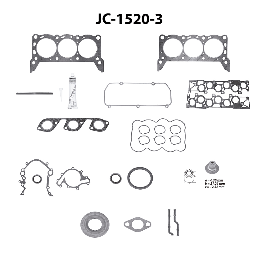 Juego completo para motor TF Victor JC-1520-3