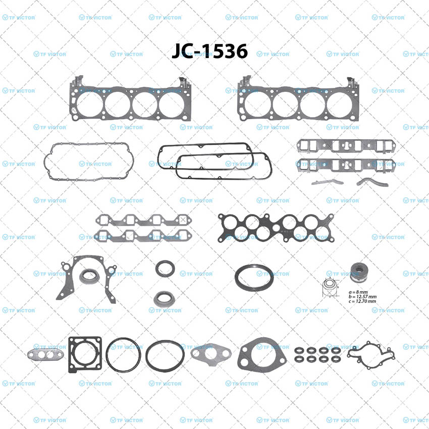 Juego completo para motor TF Victor JC-1536