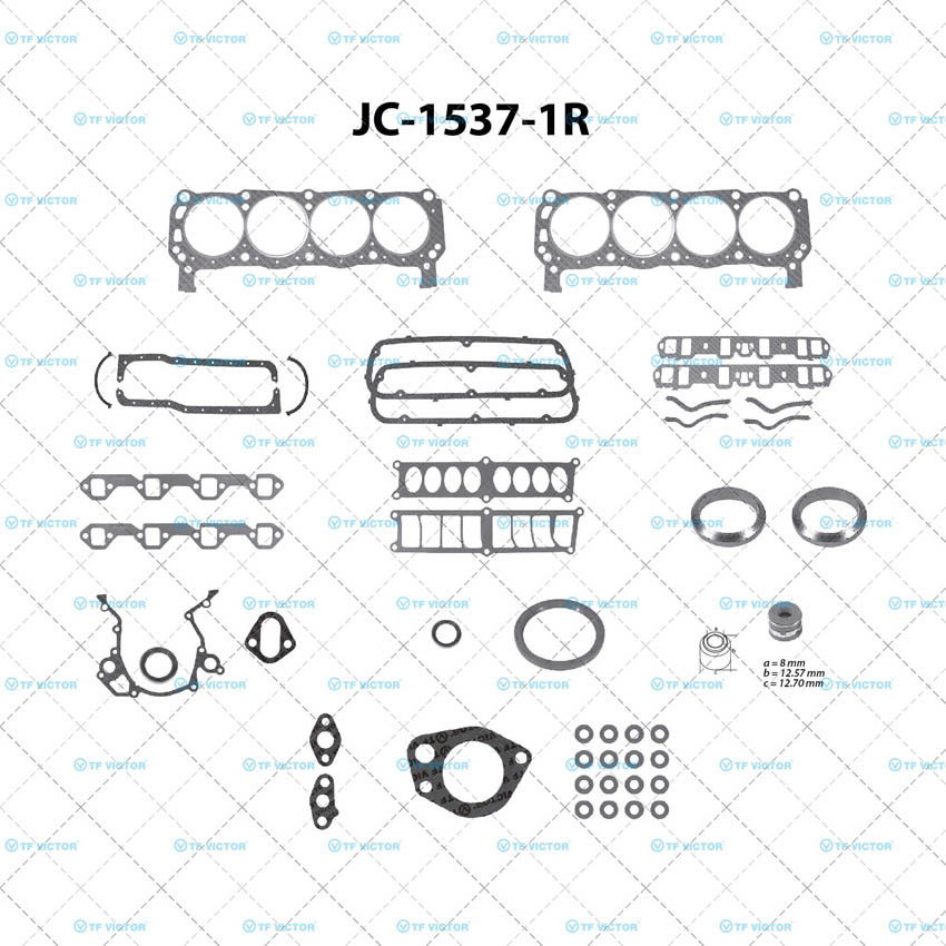 Juego completo para motor TF Victor JC-1537-1R