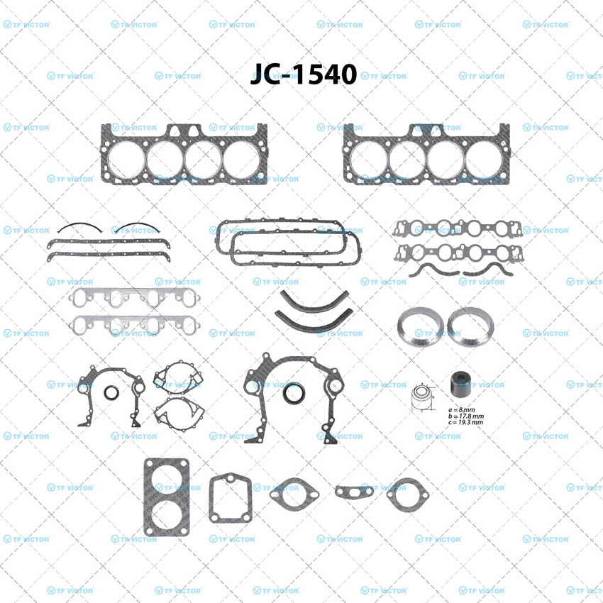 Juego completo para motor TF Victor JC-1540