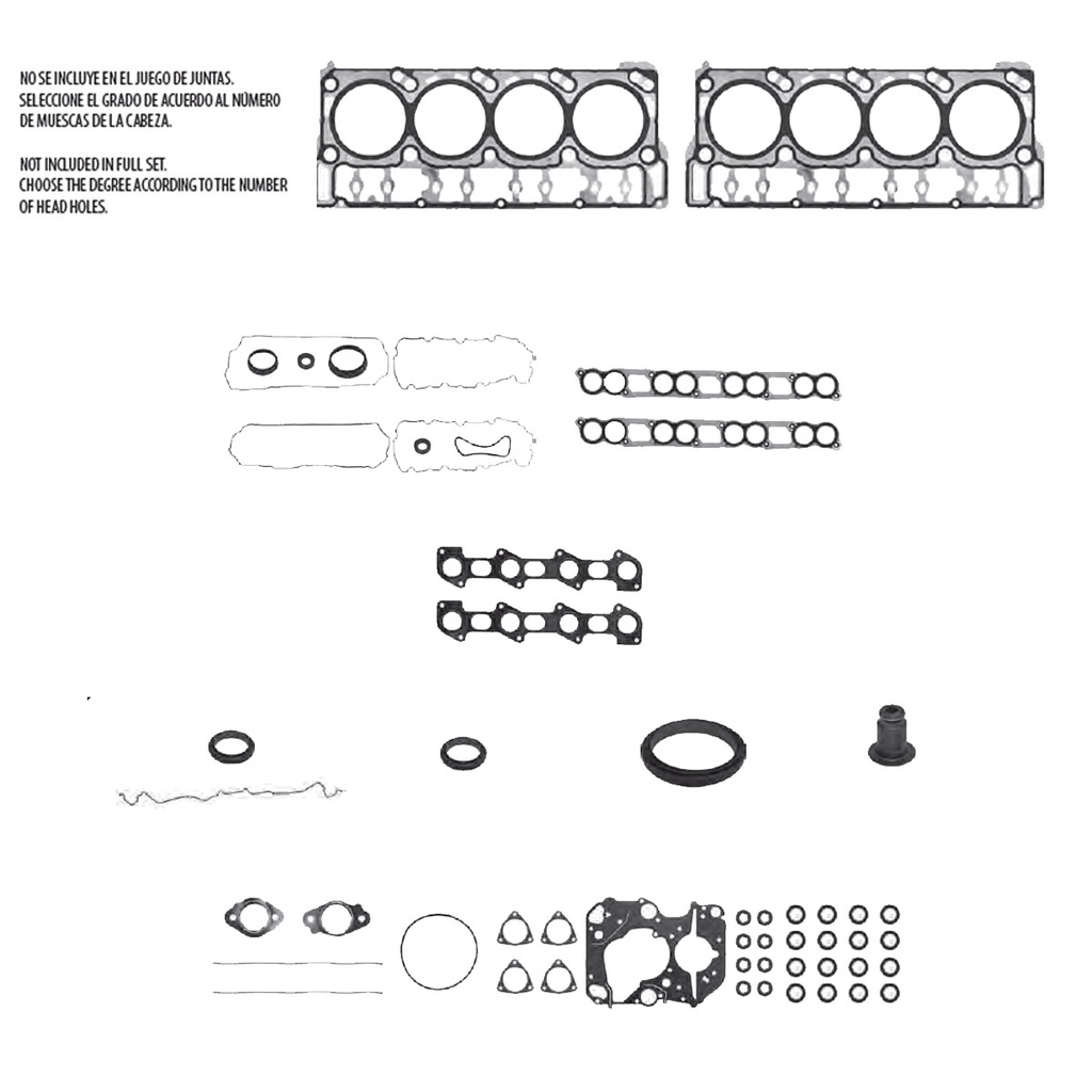 Juego completo para motor TF Victor JC-1550