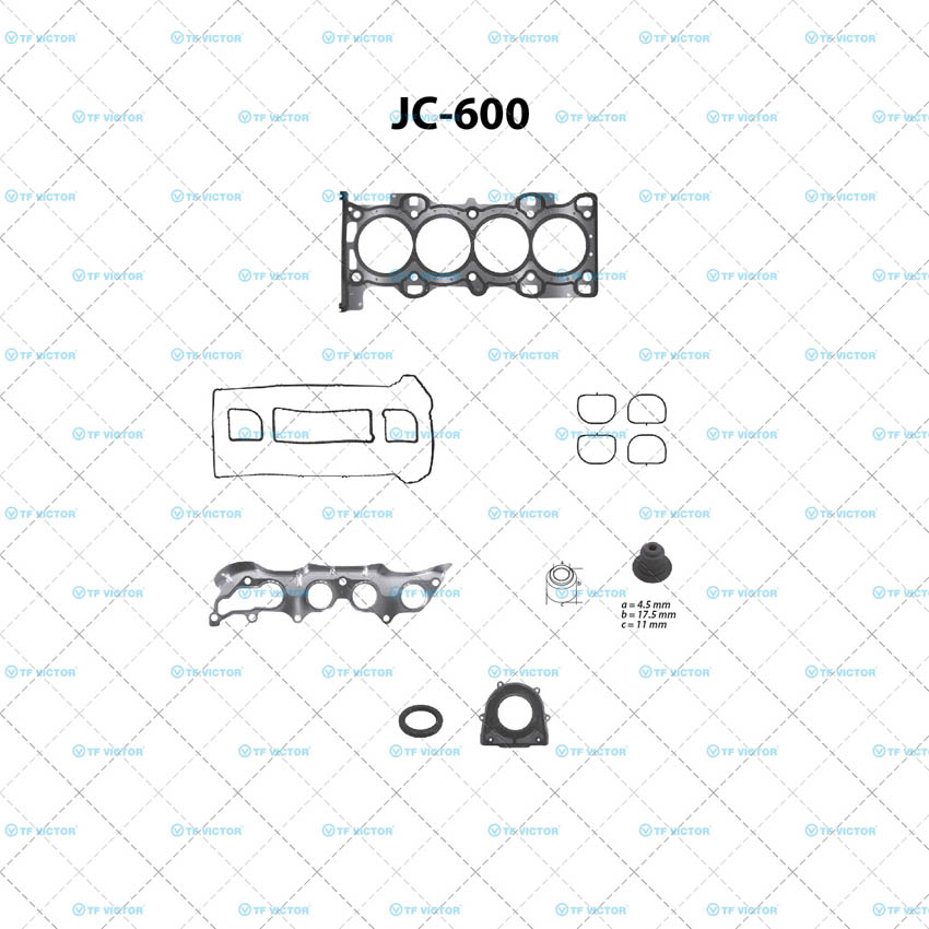 Juego completo para motor TF Victor JC-600