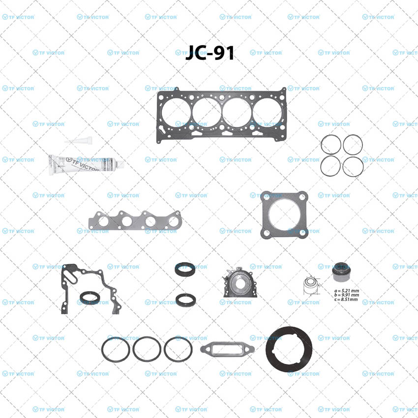 Juego completo para motor TF Victor JC-91