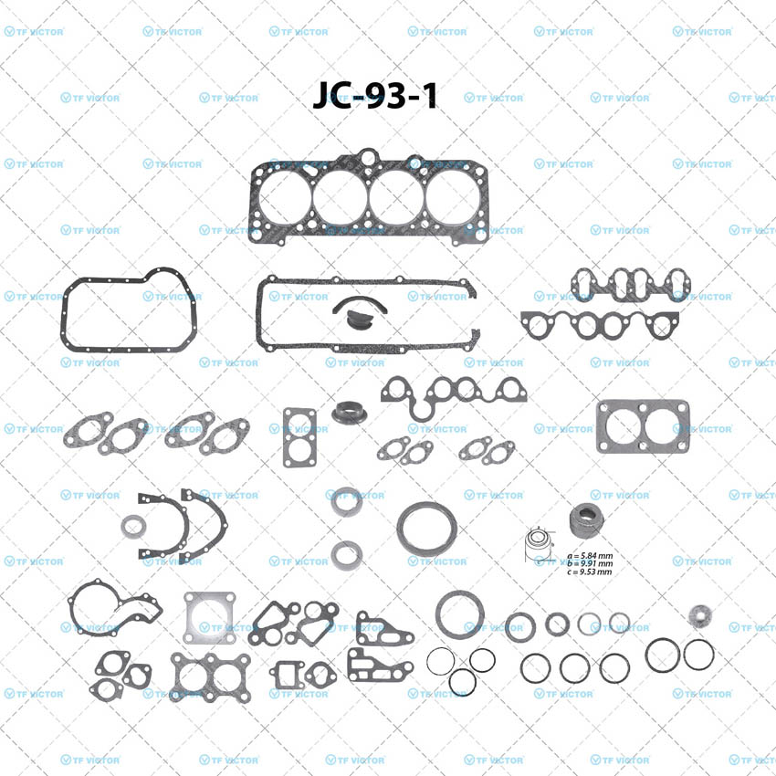 Juego completo para motor TF Victor JC-93-1