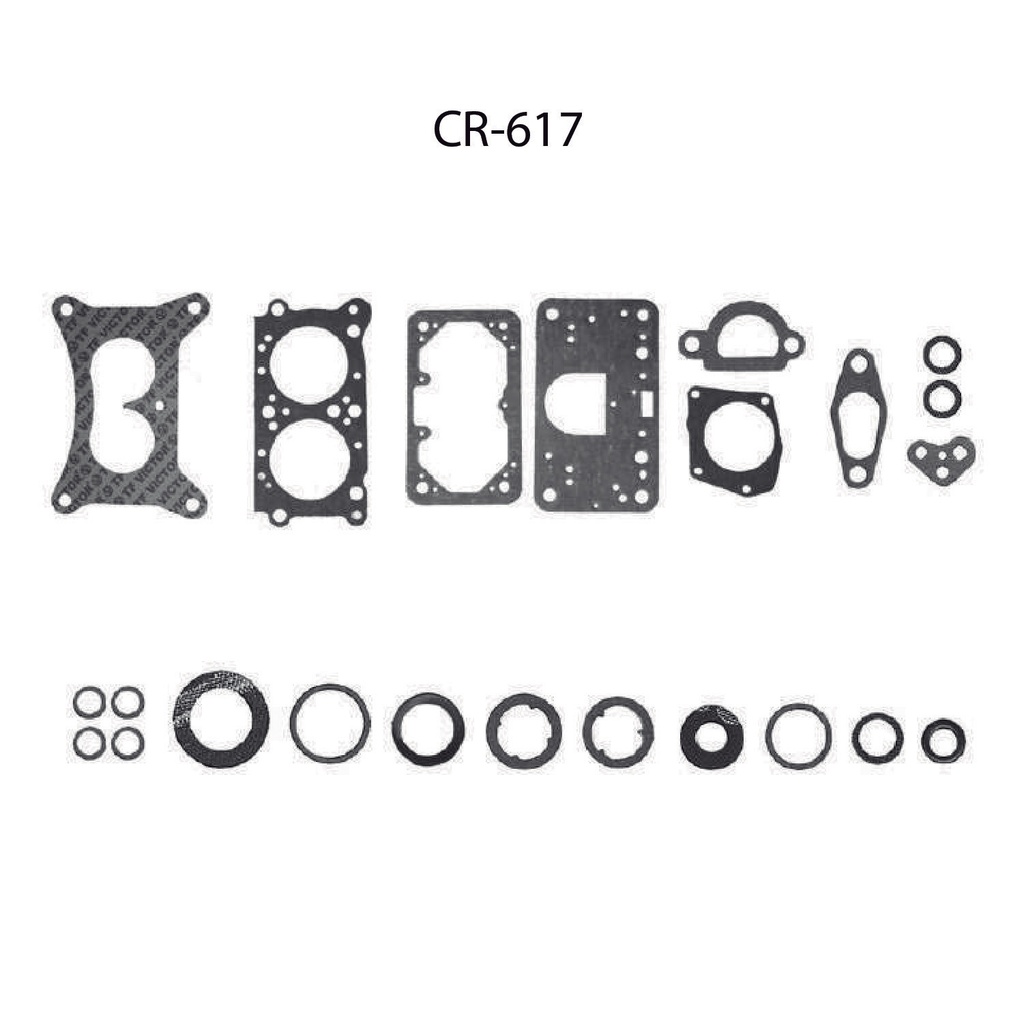 Juntas de carburador para motor TF Victor CR-617