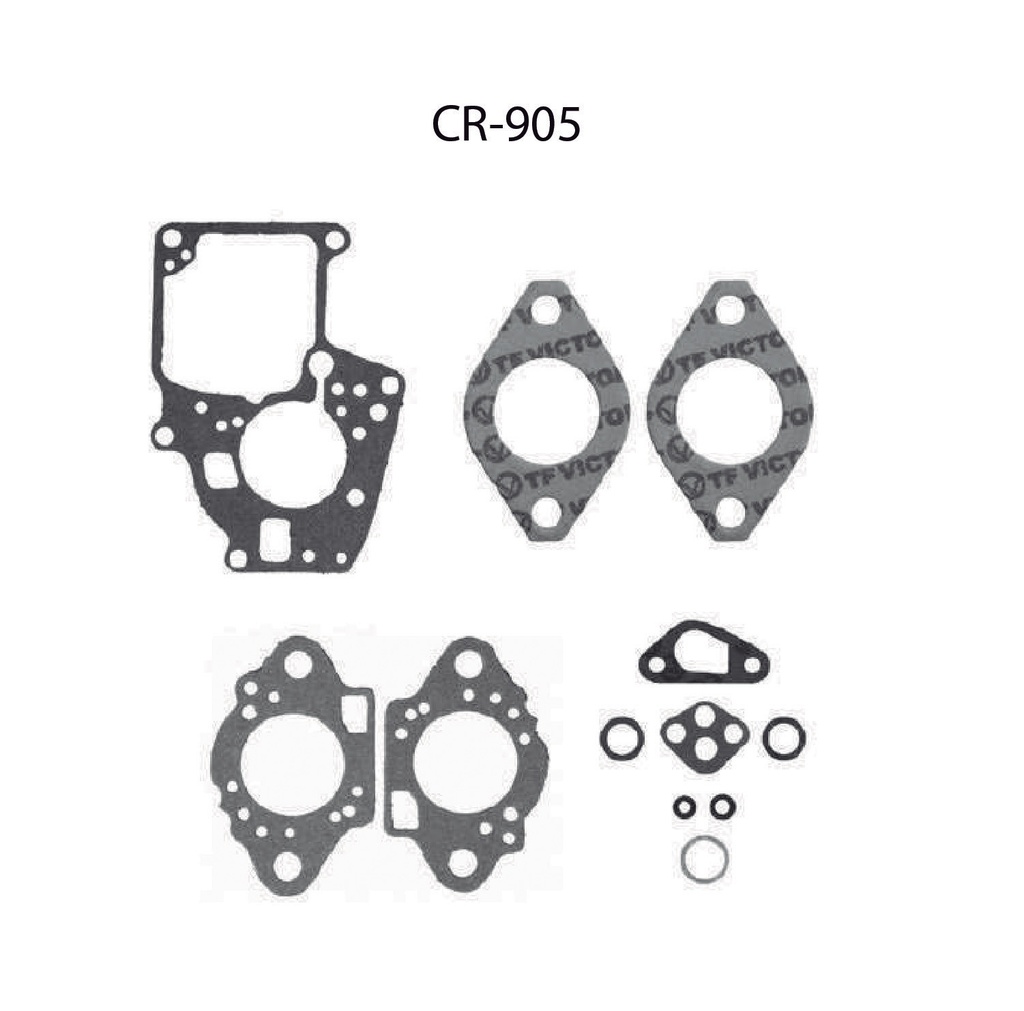 TF-CR-905 — Juntas de carburador para motor TF Victor CR-905