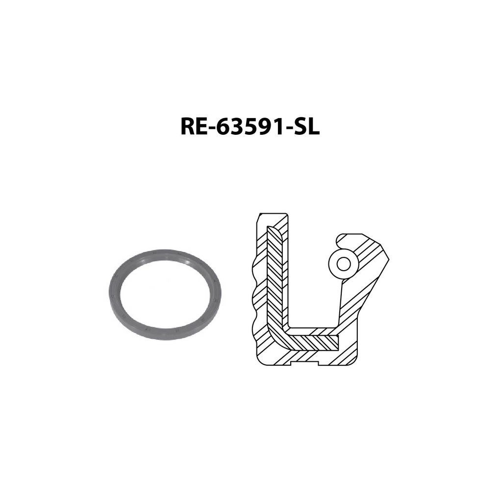 Reten de ciguenal para motor TF Victor RE-63591-SL