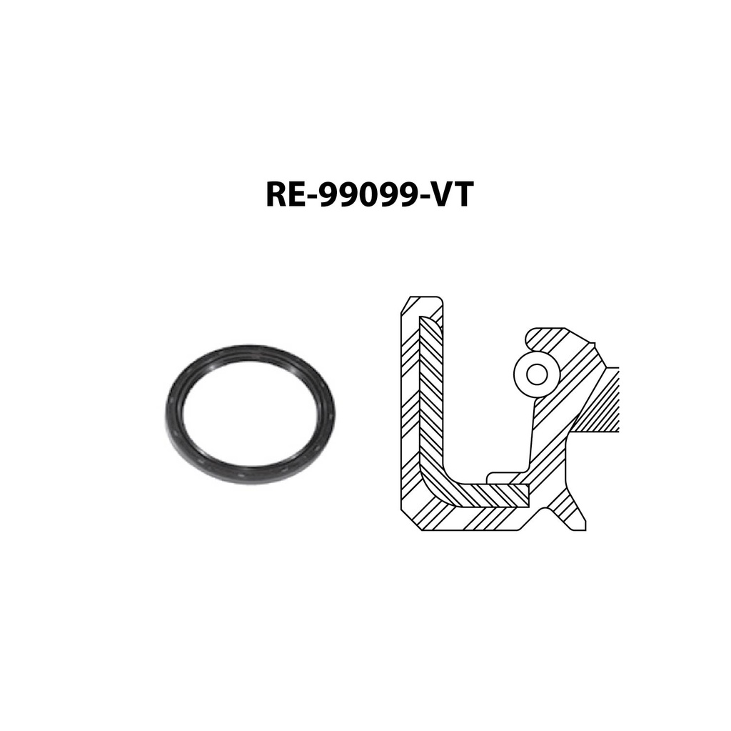 Reten de ciguenal para motor TF Victor RE-99099-VT