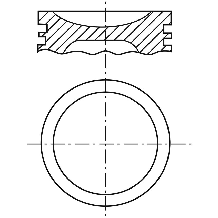 Piston para motor a gasolina Vehyco P1700VI STD