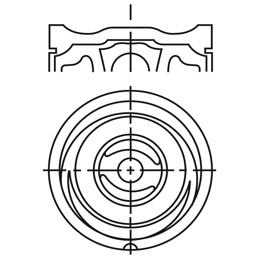 Piston para motor a gasolina Vehyco P1800CH STD