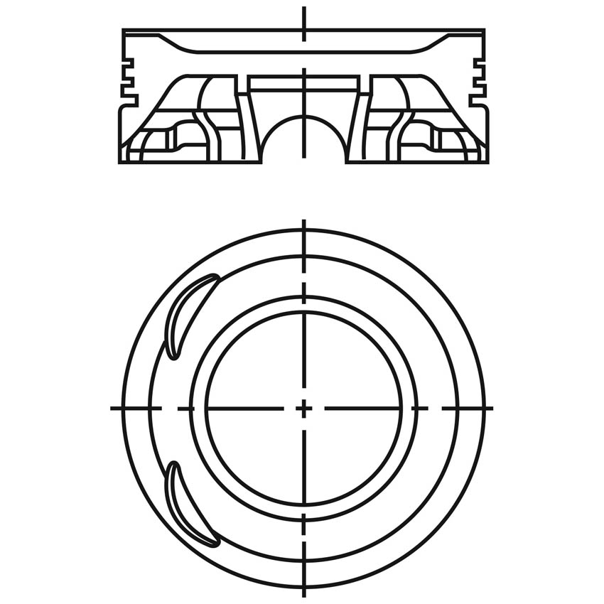 Piston para motor a gasolina Vehyco P1800N2 030