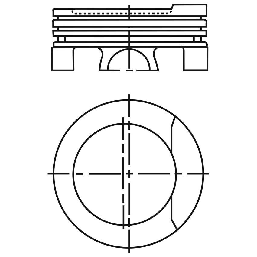 Piston para motor a gasolina Vehyco P1800VAC 040